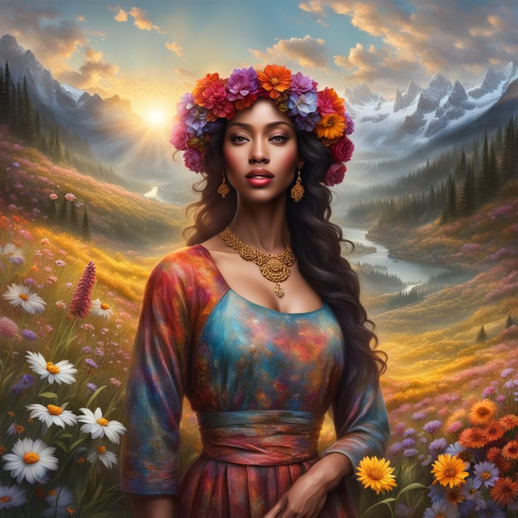 Wildflowers Bloom: A Spring Sunshine Fantasy