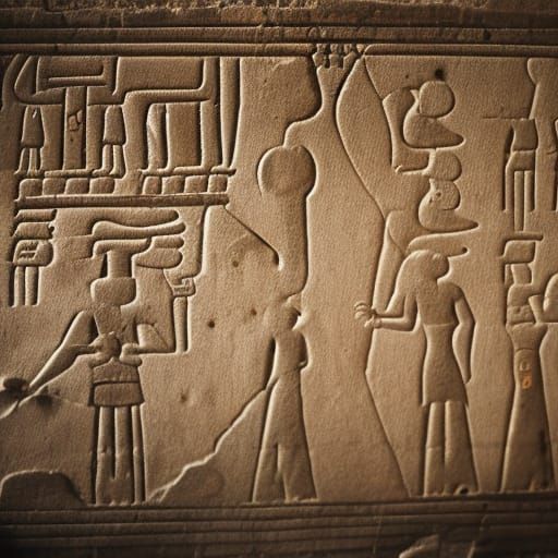 Ancient Palace Hieroglyphics of Armageddon