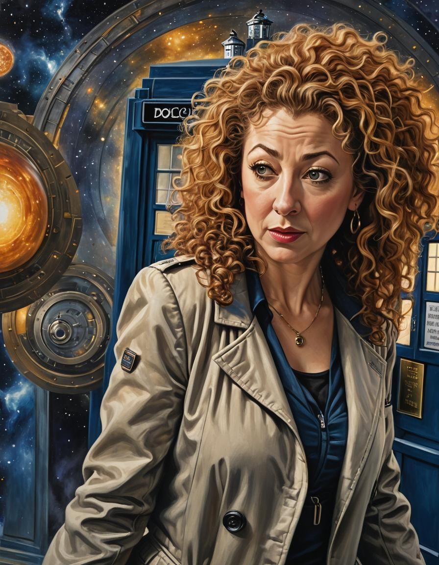 Alex Kingston as Doctor Who's assistant 
River Song