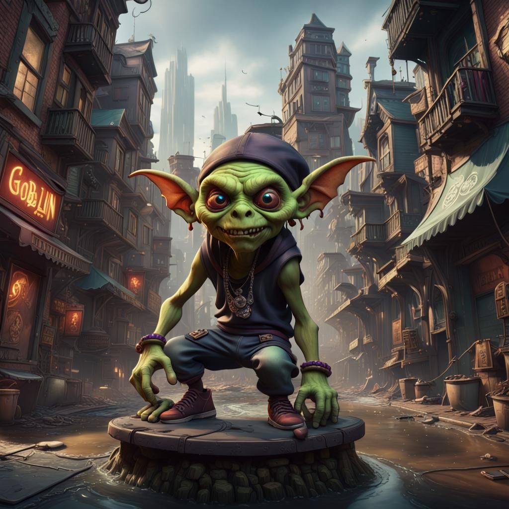 Urban Hip-Hop Goblin Concept Art