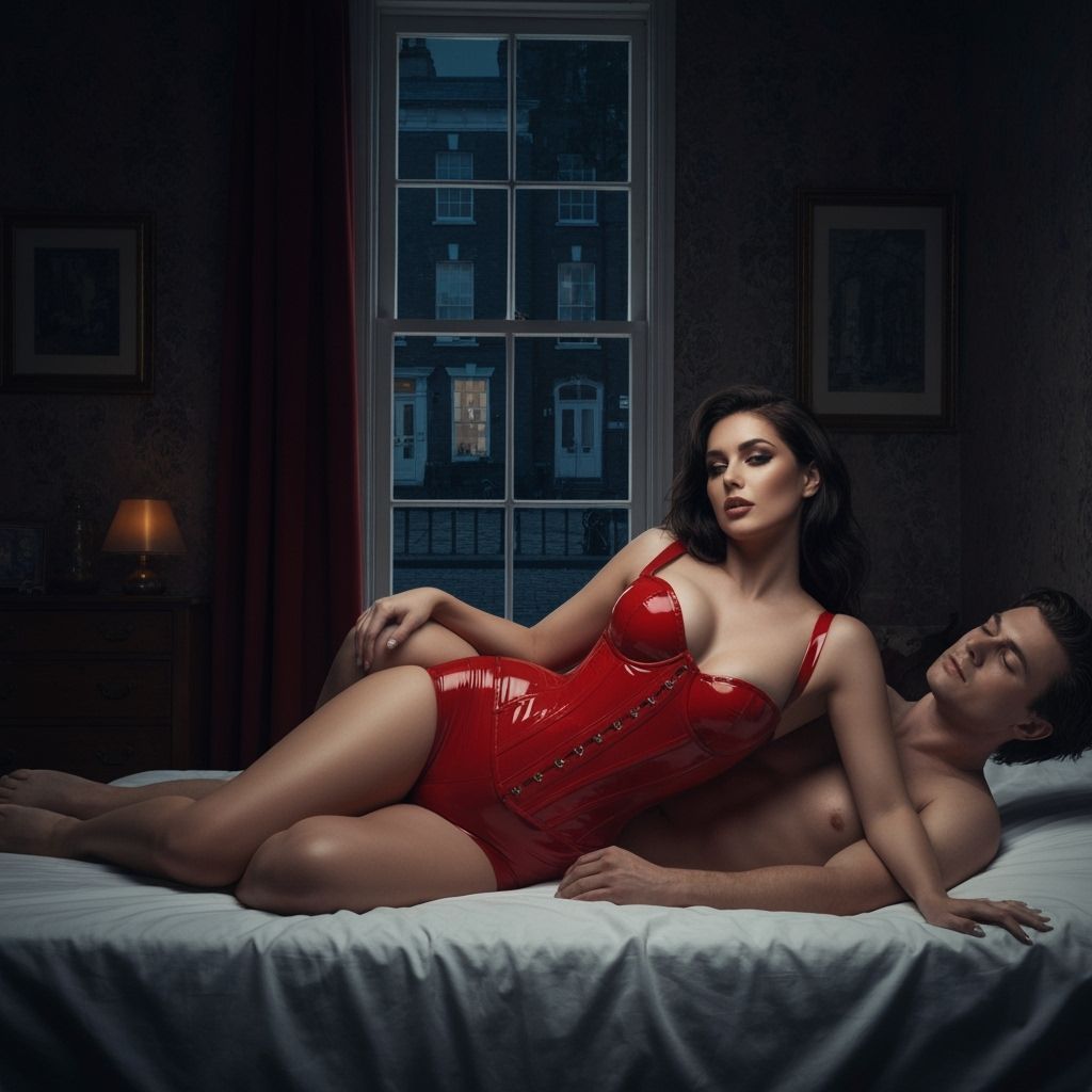 Victorian Lovers in a Cyberpunk Setting