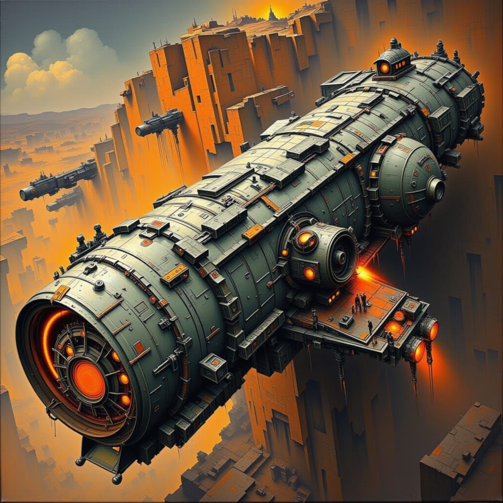 Alien Spaceship Schematic: Technical Blueprint