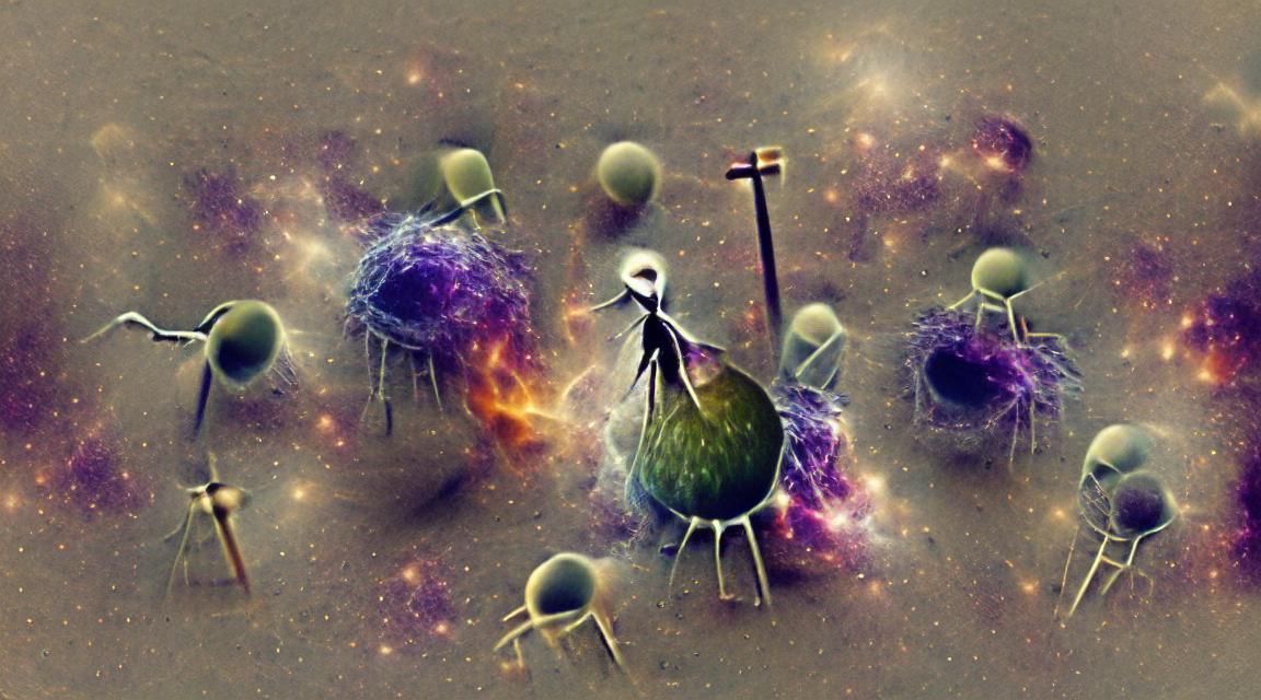 Galactic Phage: AI Interpretation of Cosmic Entity