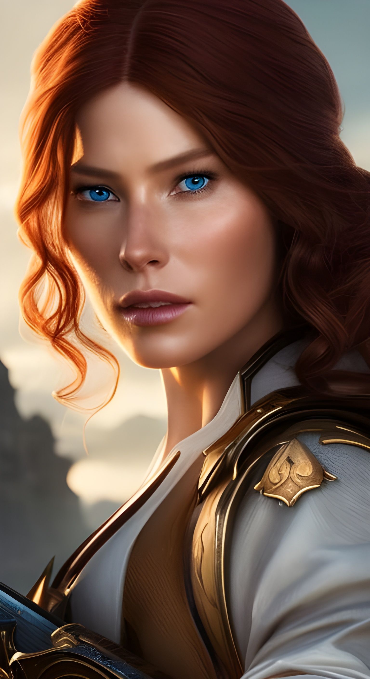 Jessica Biel as Triss Merigold in Witcher Style