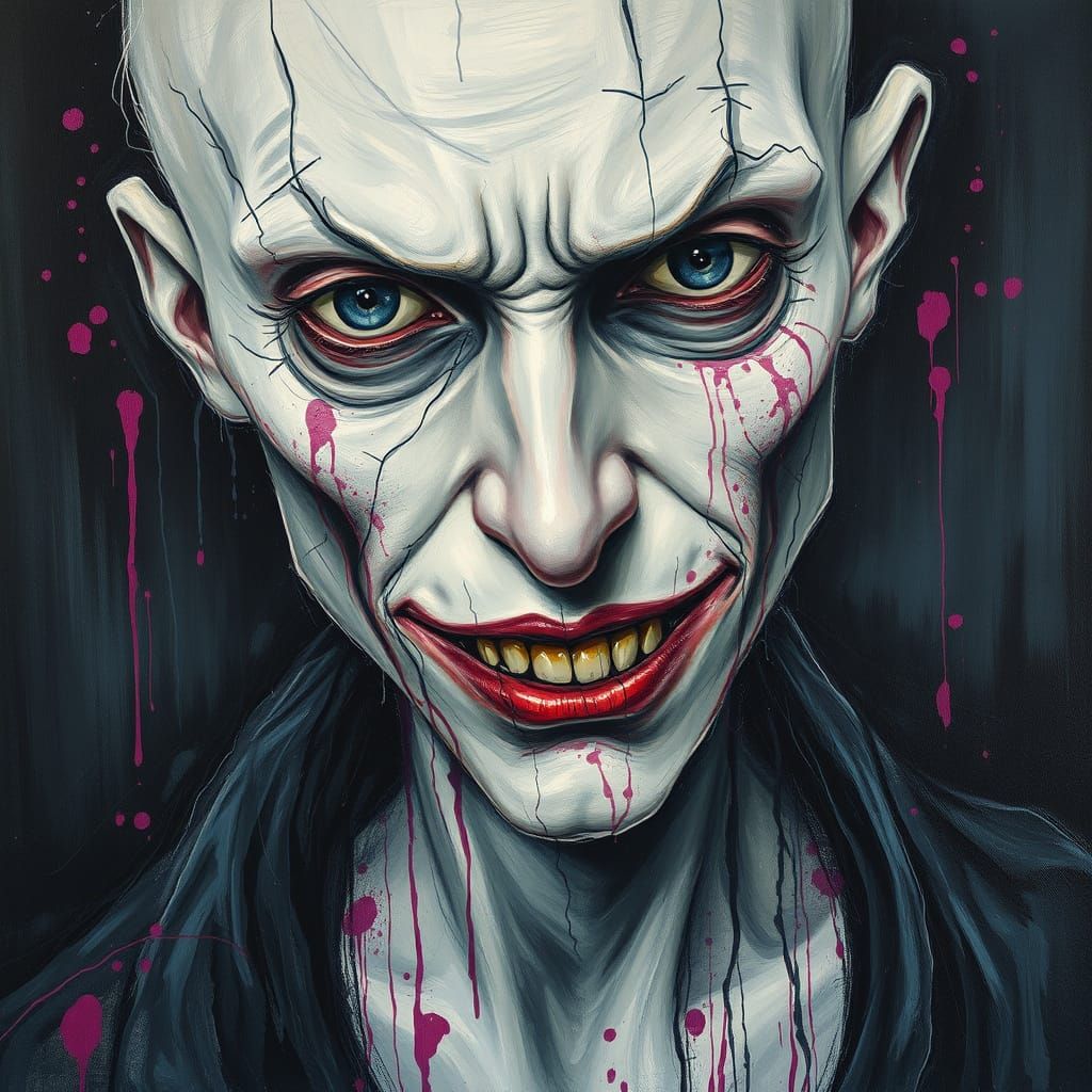 Ethereal Figure in Expressionist Art