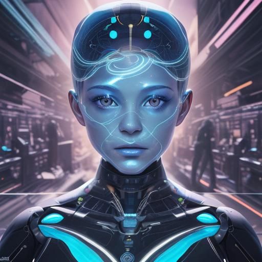 Factory Shop: Celebrity Head Clones, Holographic Illustratio...