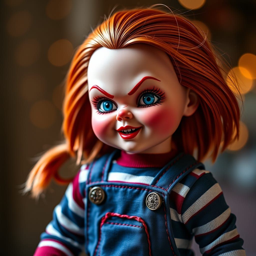 Glamorous Chucky Doll in Barbie Style