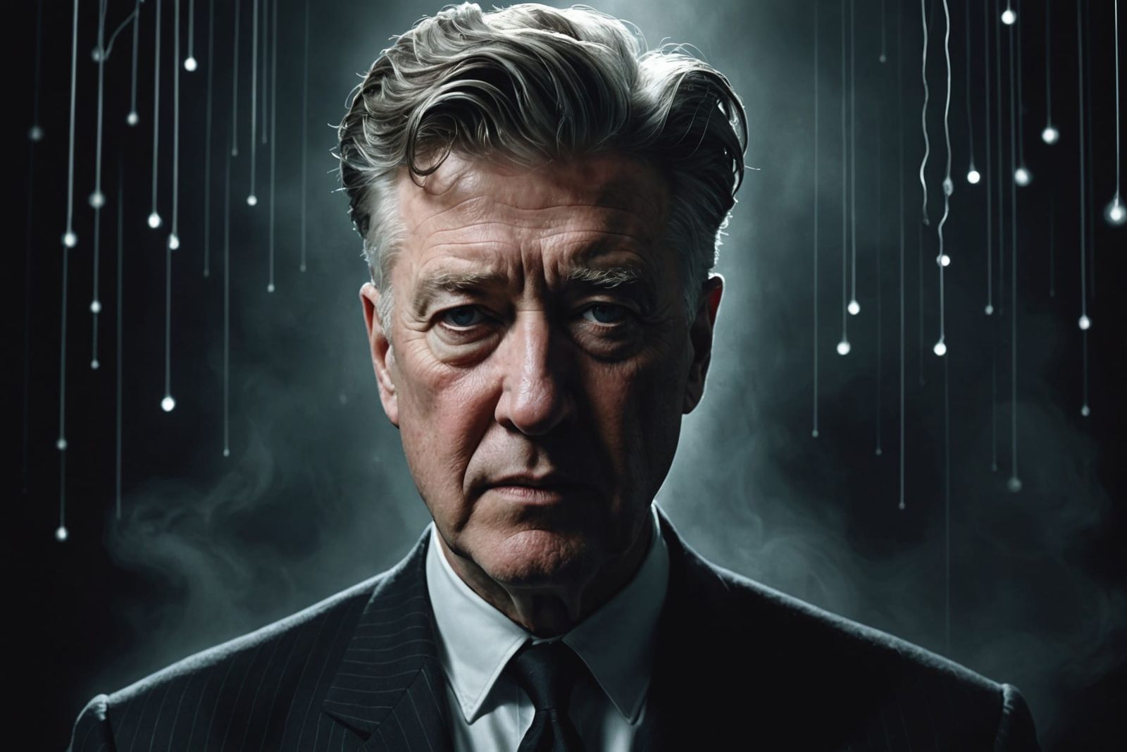 Surreal Cinematic Portrait with Moody Lighting