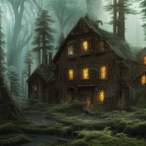 Nature Reclaims a Forgotten House