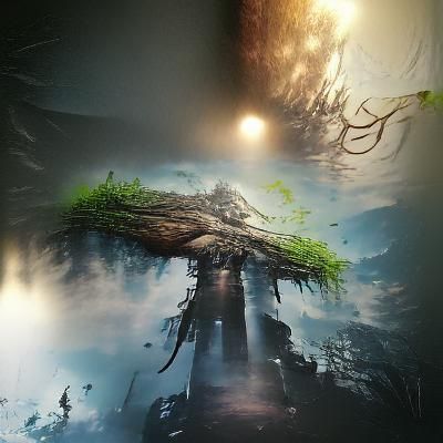 Yggdrasil: Fantasy Tree of Life Digital Art