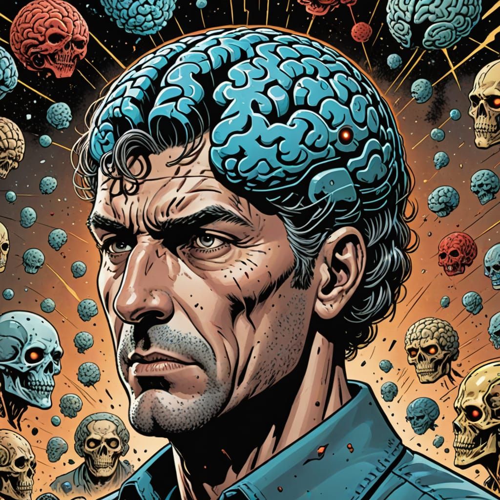 The Brain That Wouldn't Die Comic Book Cover Art