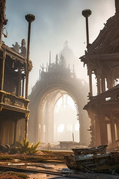 Post-Apocalyptic Atlantis: Time Travelers in Aquatic Mall