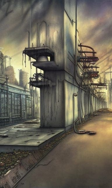 Post-Apocalyptic Steampunk Ghost Town in Unreal Engine