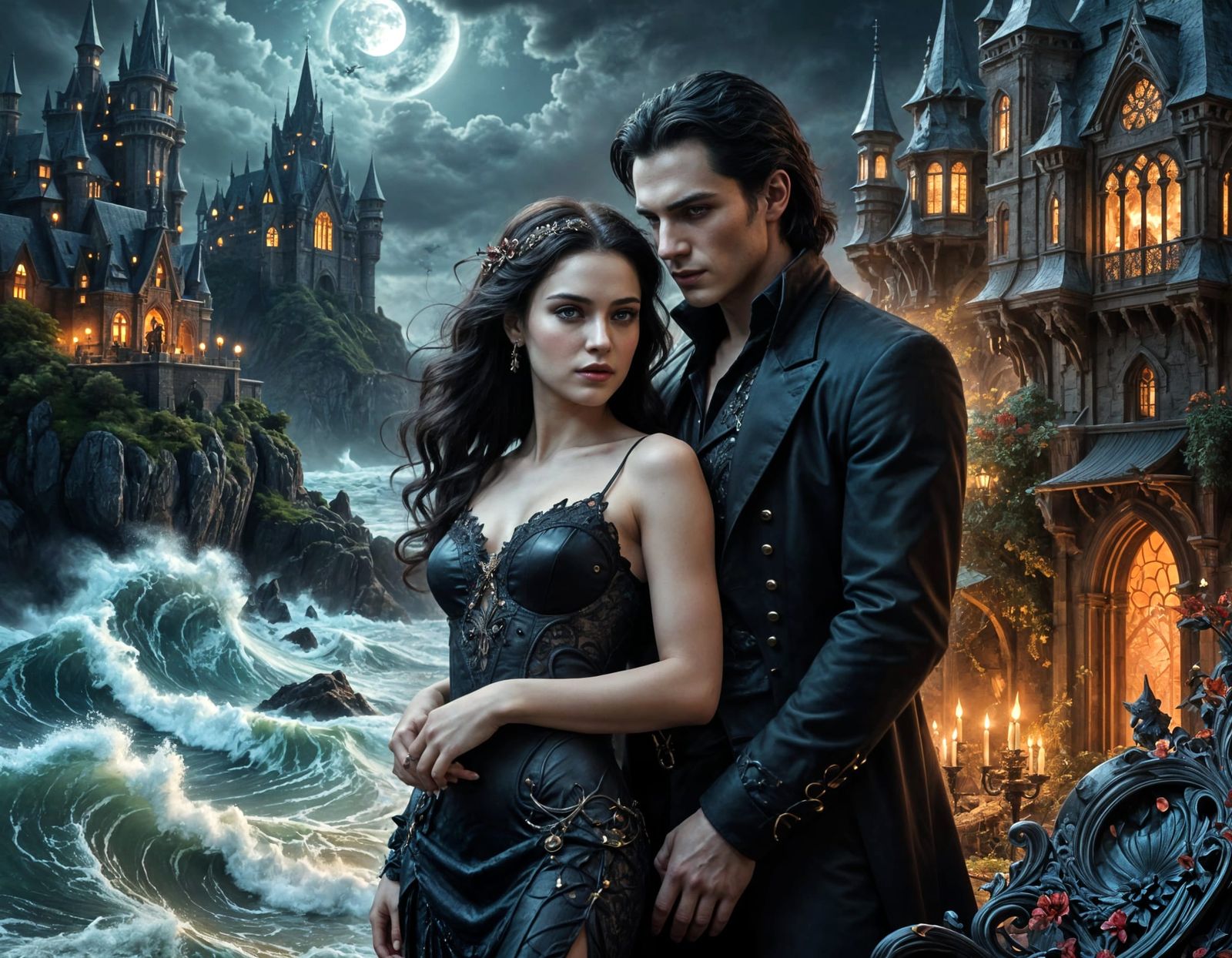 Epic Gothic Vampires in Whimsical Fairytale Romance