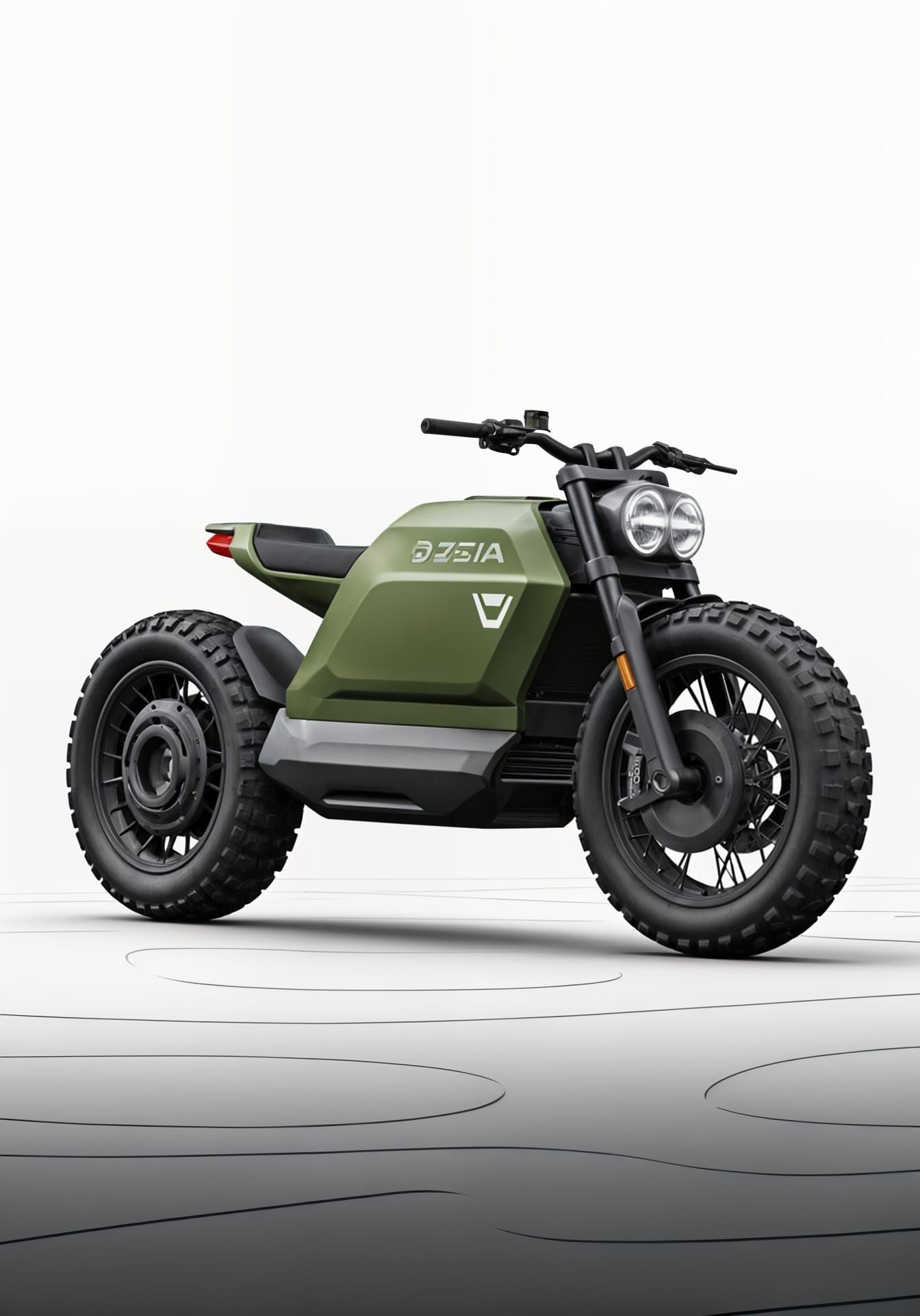 Dacia's Off-Road Electric Motorbike in Hyper Realistic Studi...