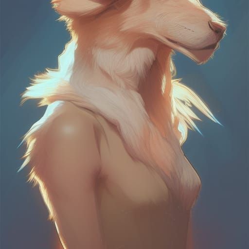 Hyperdetailed Furry Portrait in Unreal Engine 5