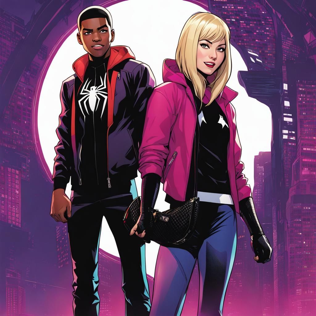 Gwen Stacy and Miles Morales Together