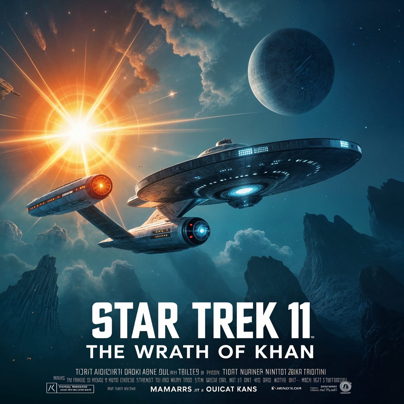 Star Trek II: Wrath of Khan Movie Poster