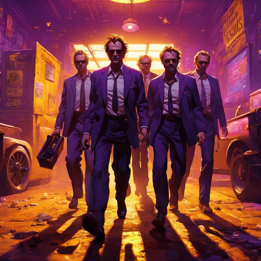 Dark Fantasy Reservoir Dogs Concept Art