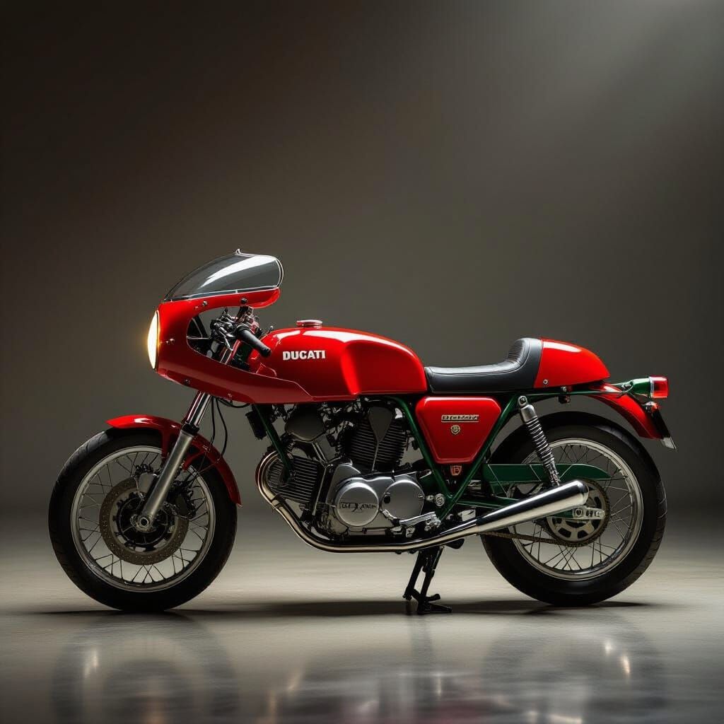Ducati 750 SuperSport in Caravaggio Style