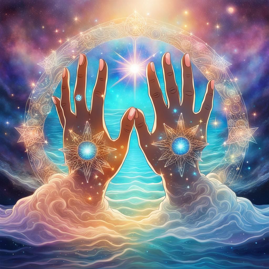 Healing Hands with Crystals and Astral Elements
