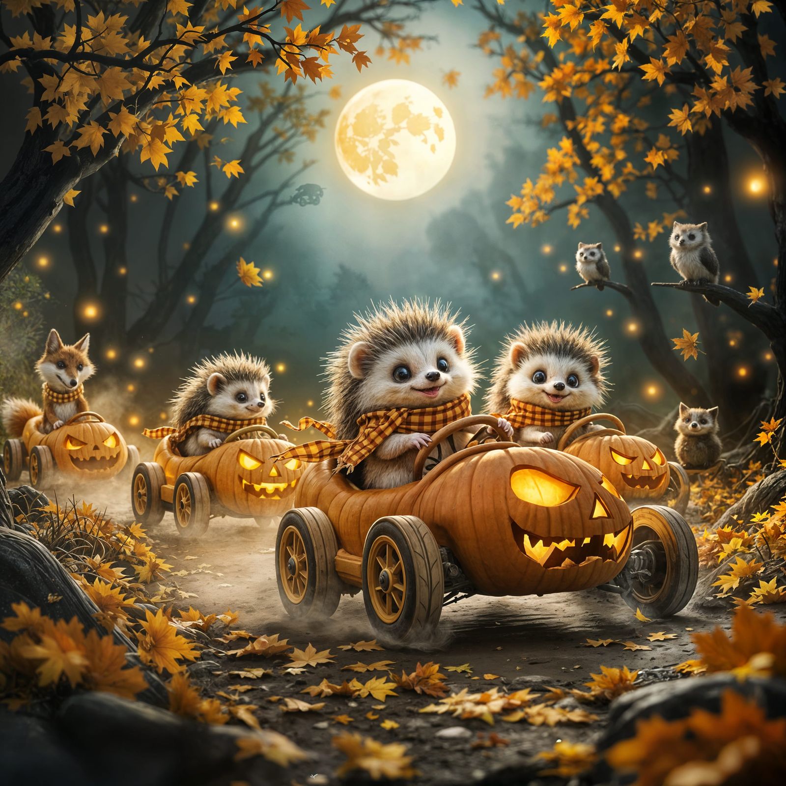 Moonlit Hoggie Races!
