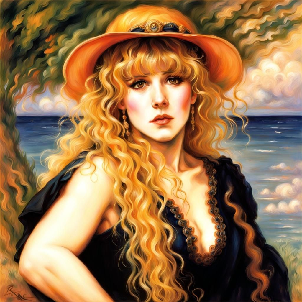 Singer in Anime Style with Sensual Romantic Theme