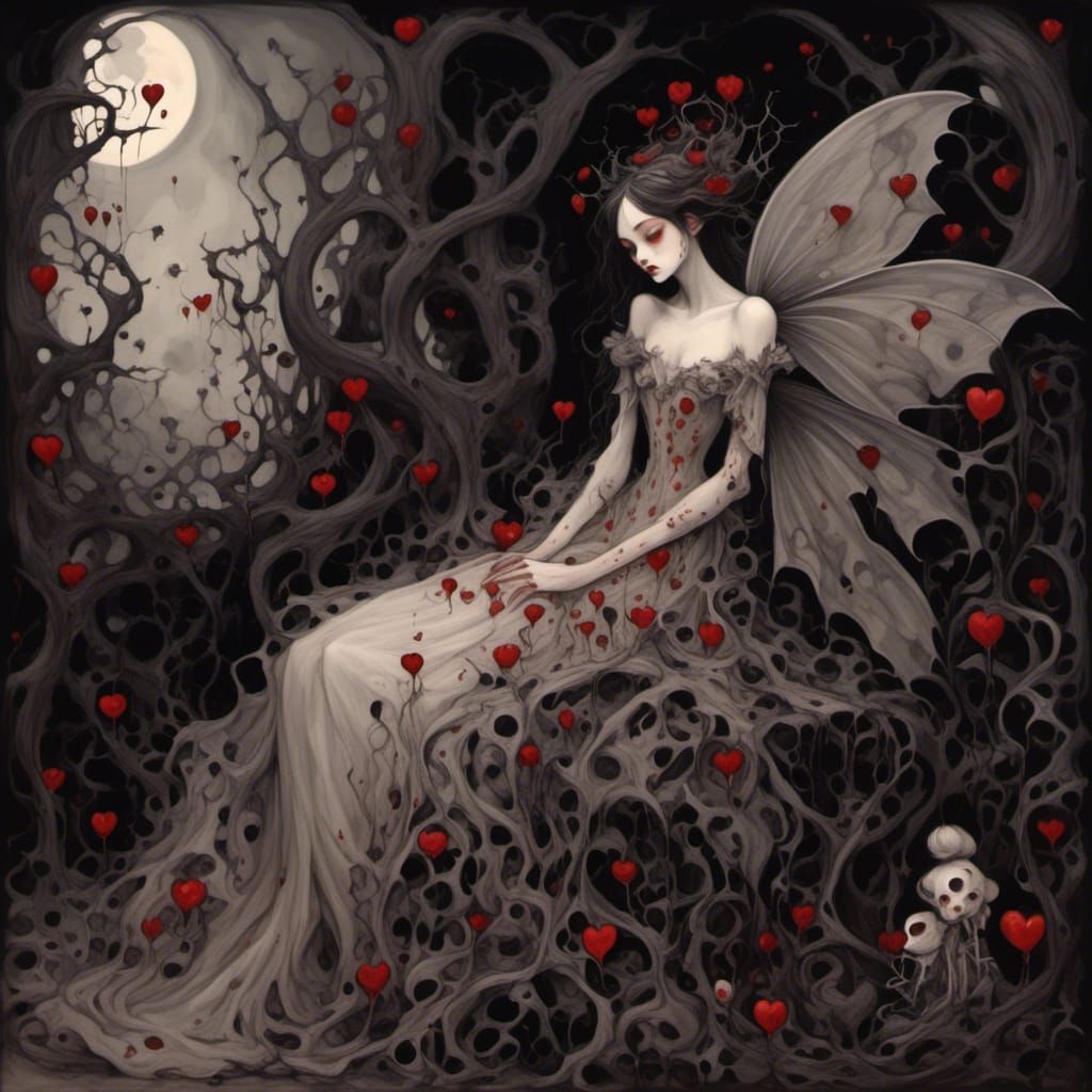 Victorian Vixen Lounging in Library with Coffee