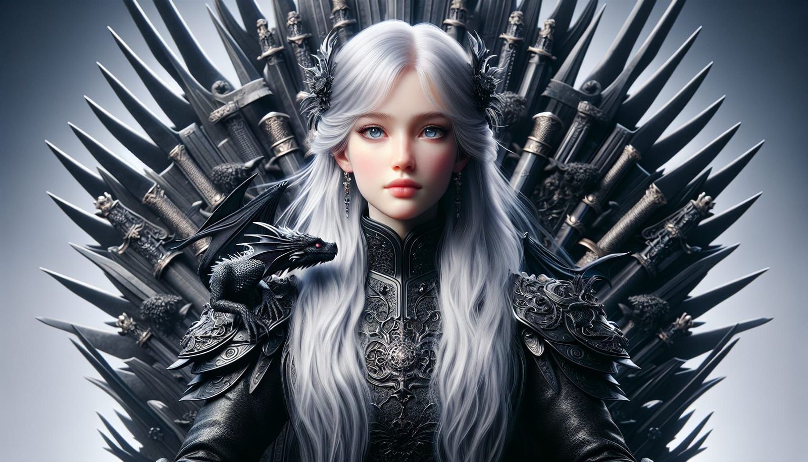 Daenerys on the Iron Throne