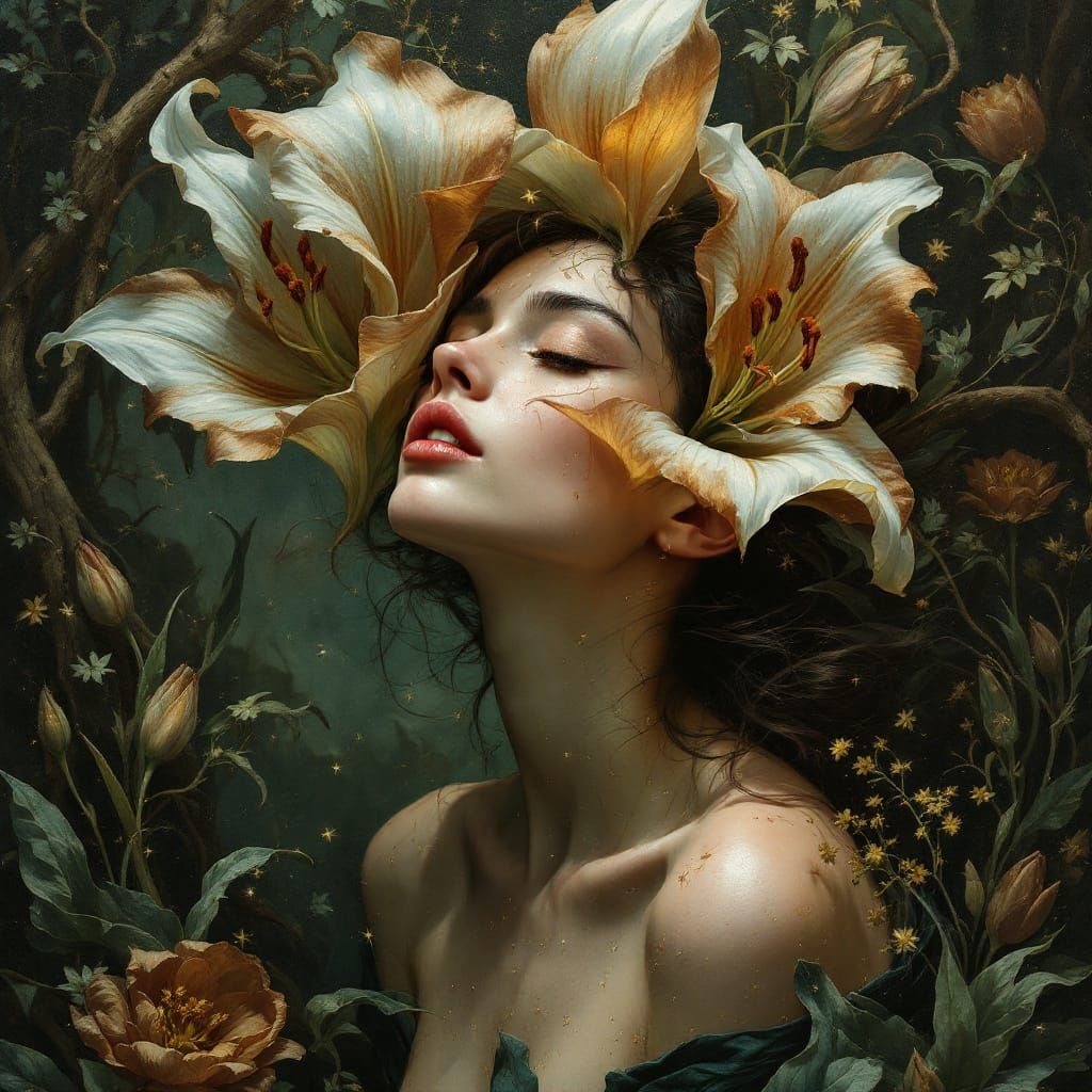 Delicate romantic Portrait