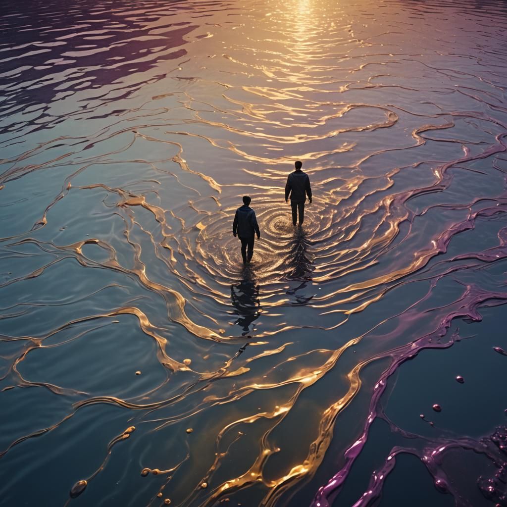 Stunning Fantasy Realism Scene Revealed in Golden Light