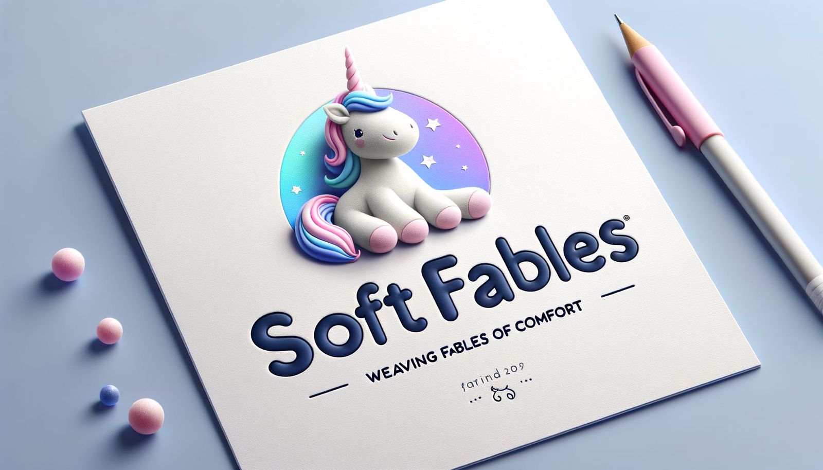 Minimalist Unicorn Logo Design for SoftFables