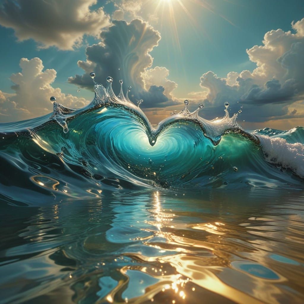 Heart Shape Emerges in Shattered Reality