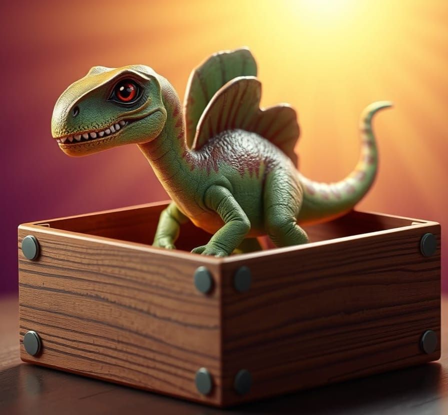 Miniature Fairy in a Pixar-Style 3D Box