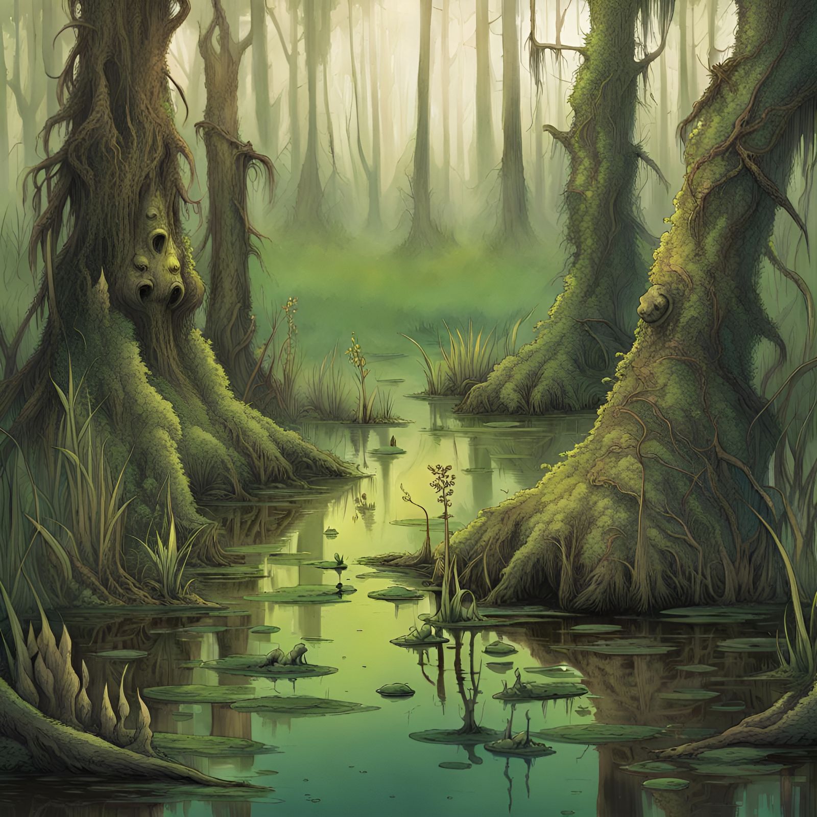 Ethereal Living Swamp Gas Phenomenon