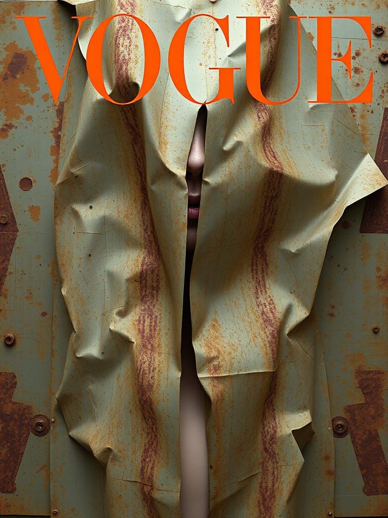Surreal Vogue Cover in Baroque Dream Style