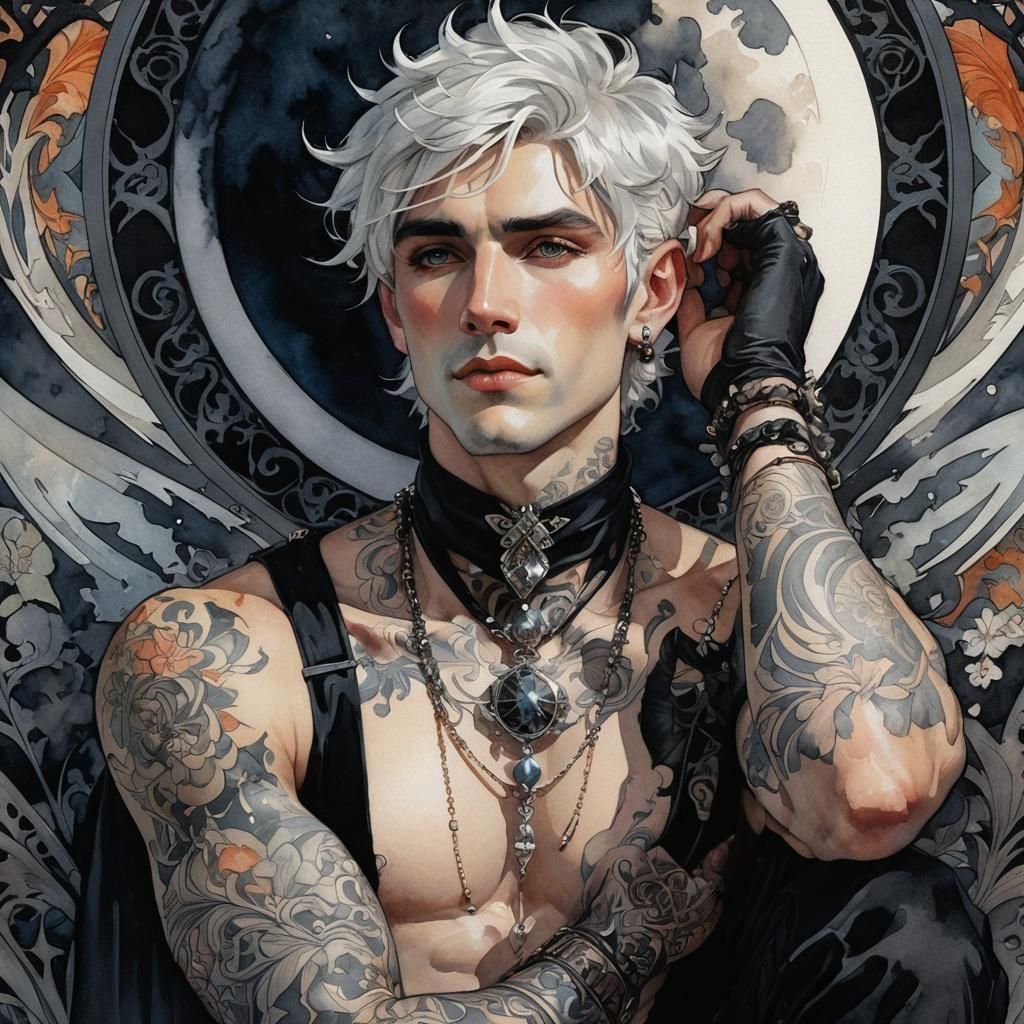 Mucha Tats - White Hair VI