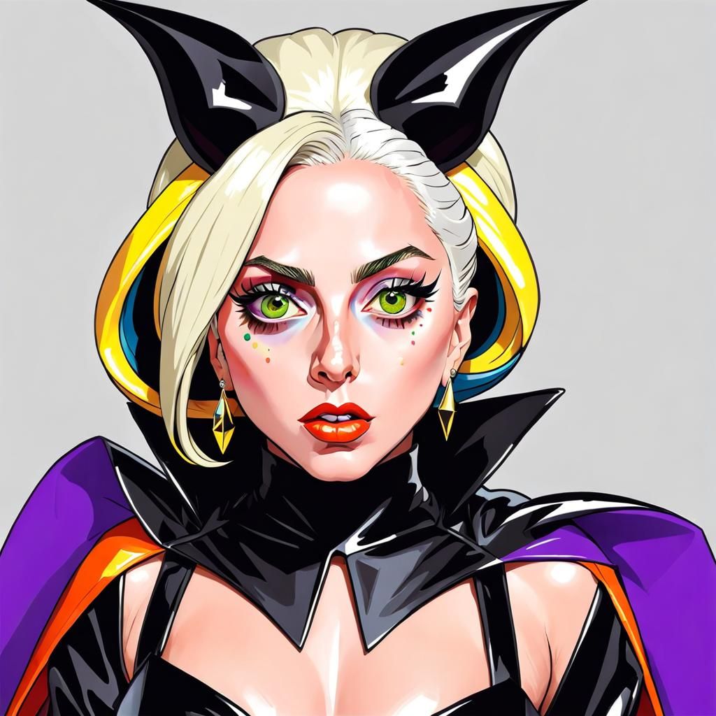 Vibrant and Sharp Portrait of Lady Gaga