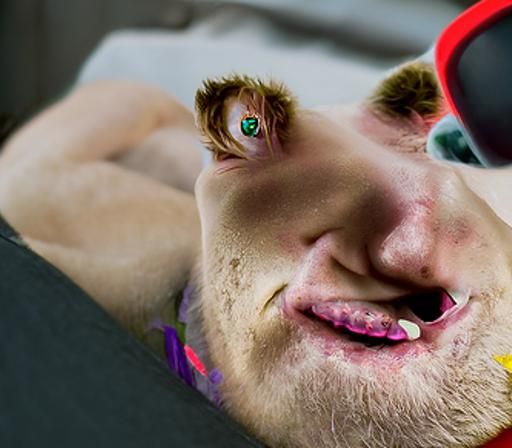 High-Definition Portrait of a Person with Down's Syndrome