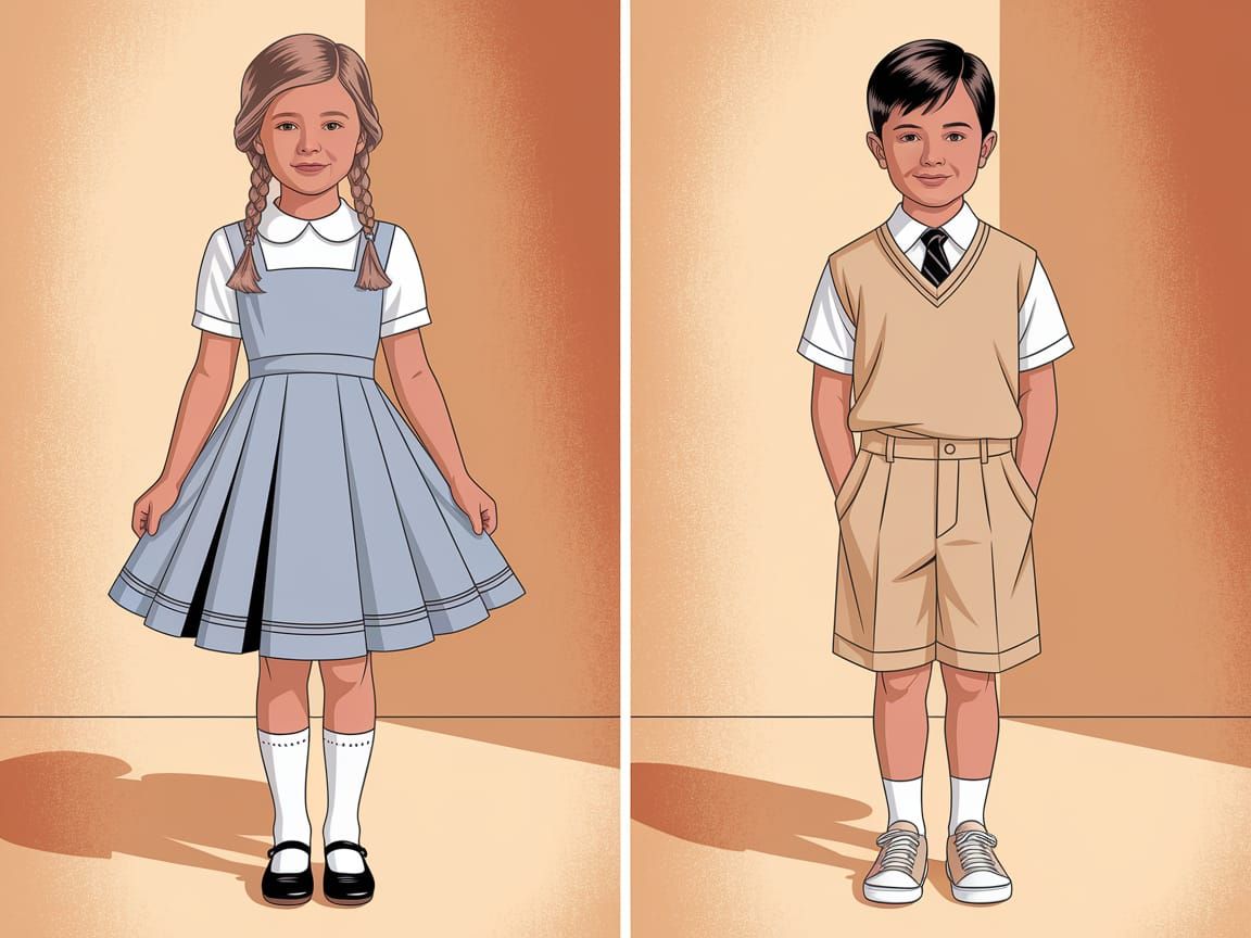 Innocent School Uniform Design in Vintage Fashion Style