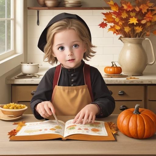 Fall Cooking: A Pilgrim-Themed Children's Cookbook