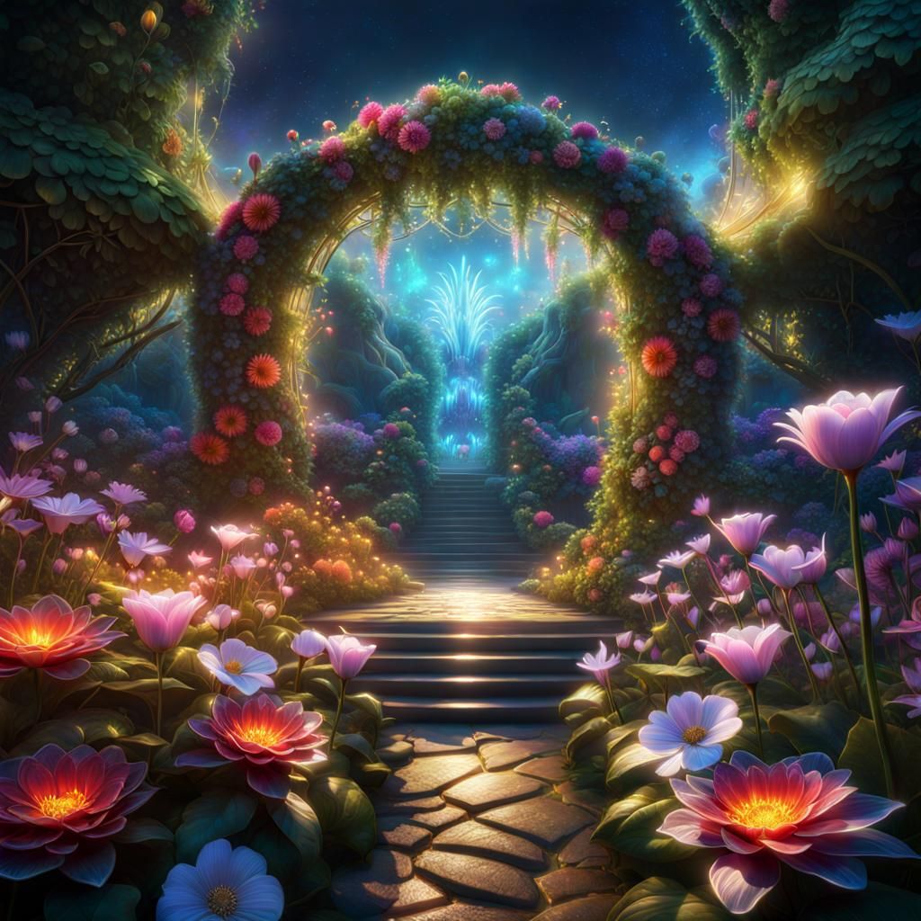 Magical Garden of Life: Fantasy Concept Art