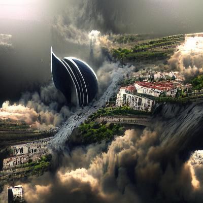 Detailed Matte Painting: The Essence of Arrogance