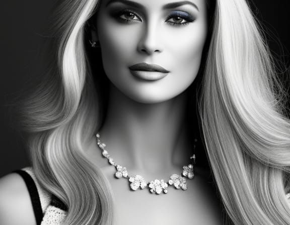 Beautiful Girl with Braids in Photorealistic Style