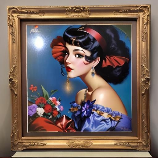 Elegant Portrait of a Woman with a Pretty Face