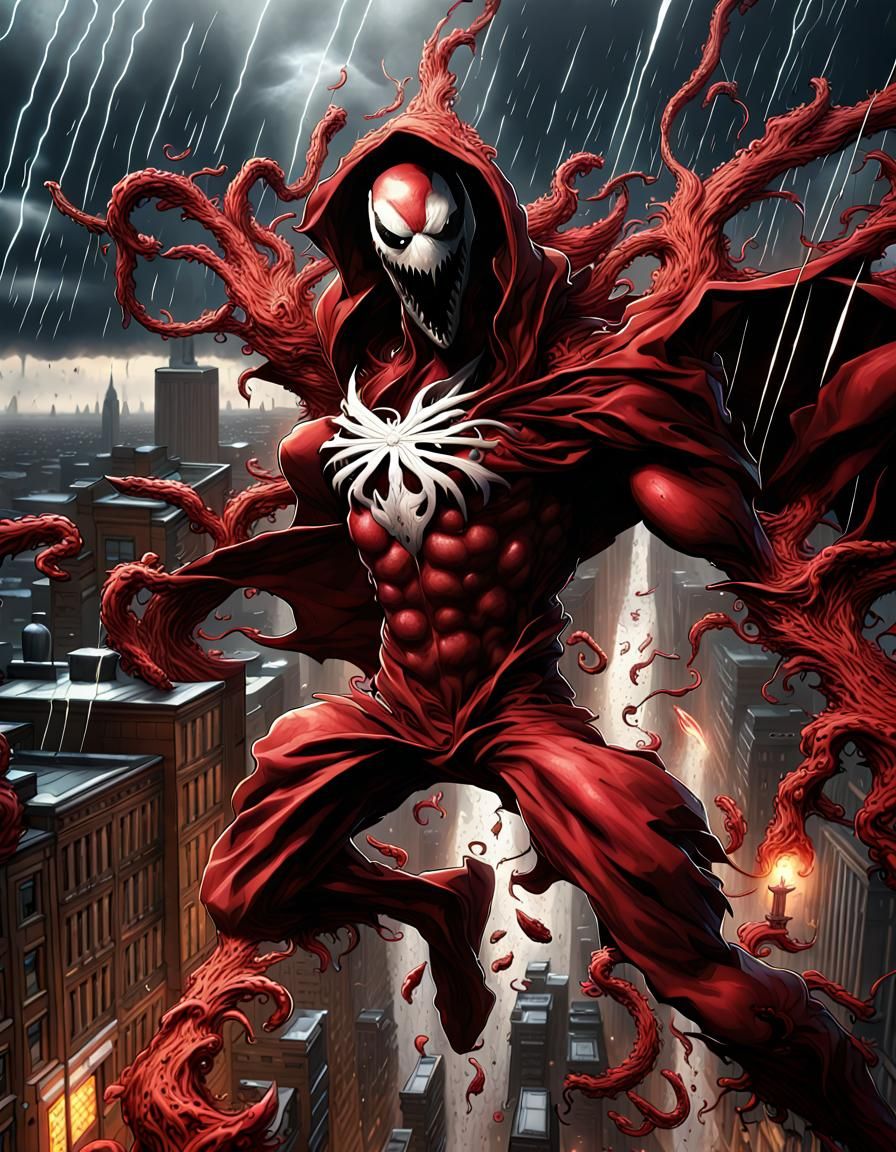 Spawn Carnage Amalgamation Swings Through Gothic City