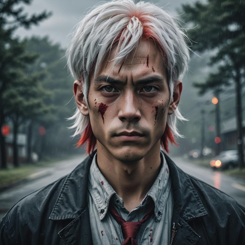 Hyper-Realistic Portrait of Shoto Todoroki