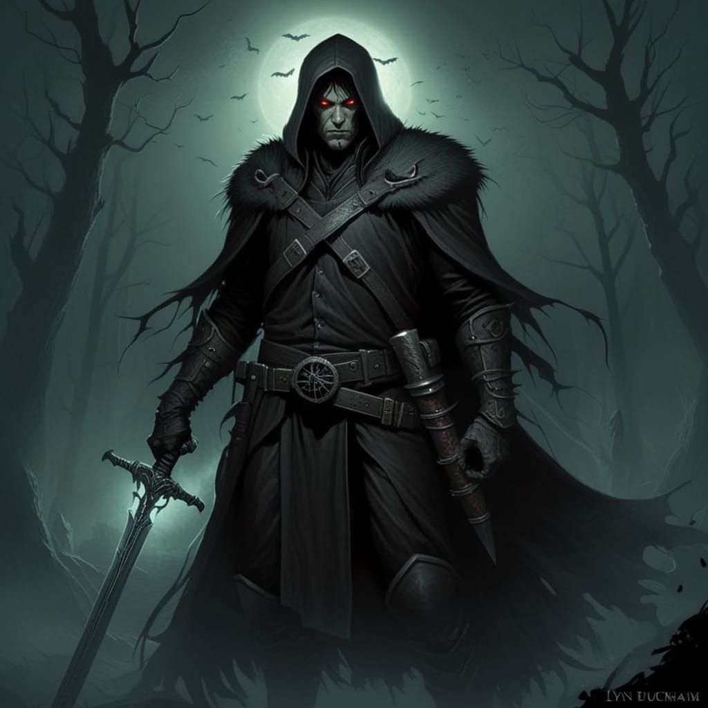 Grimdark Landscape in Gothic Style