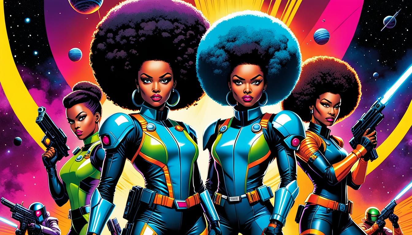 Vibrant Space Bounty Hunters Comic Book Cover