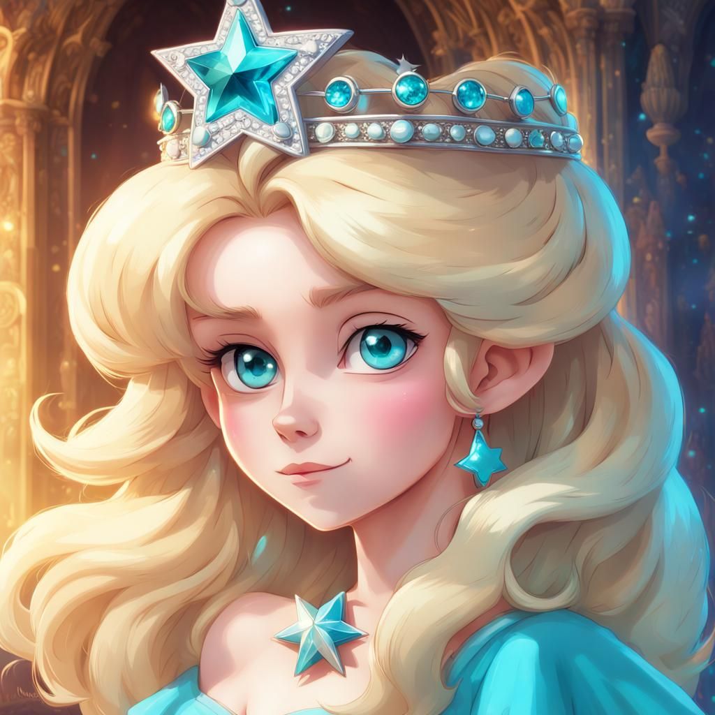 Princess Rosalina Portrait in Fantasy Concept Art
